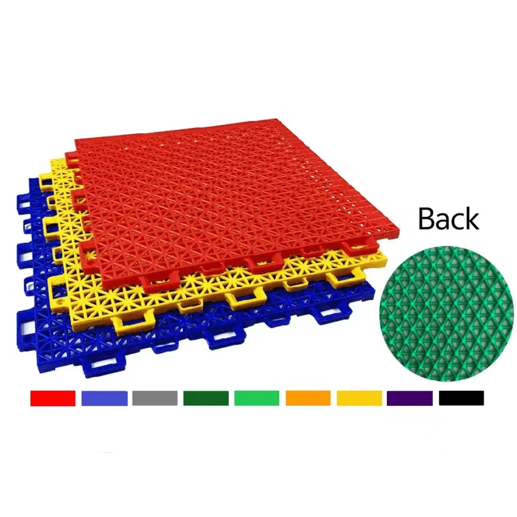 Outdoor Suspended Basketball Court Flooring Special Splicing Plastic for Kindergarten Playgrounds