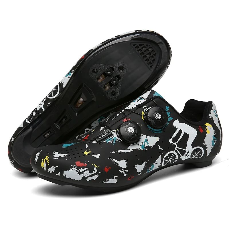 Bicycle Carbon Mountain Mtb Cycle Cleats Spd Brake Men Racing Road Bike Cycling Shoes