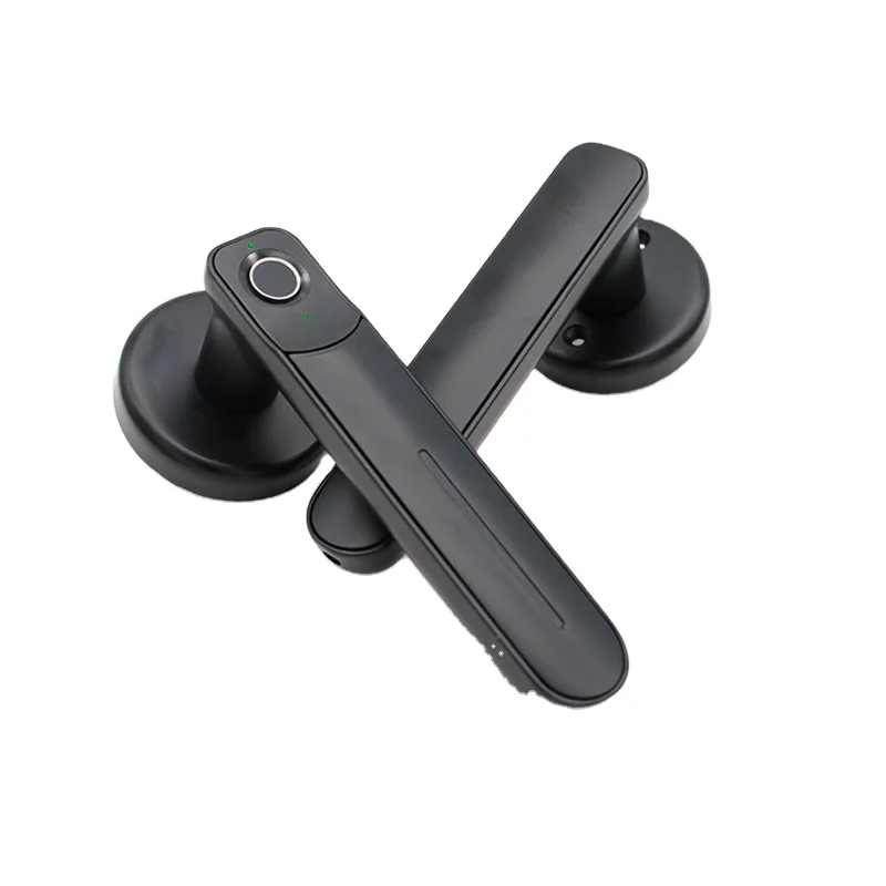 Smart Lock Fingerprint Door Handle Biometric Fingerprint Technology Security Simplified Door Lever Smart Door Lock