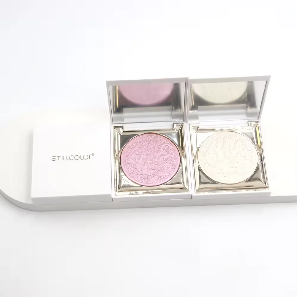 New arrival Sell HOT Vegan Baked Powder Long Lasting Skin Makeup Label 3D Highlighter Palette
