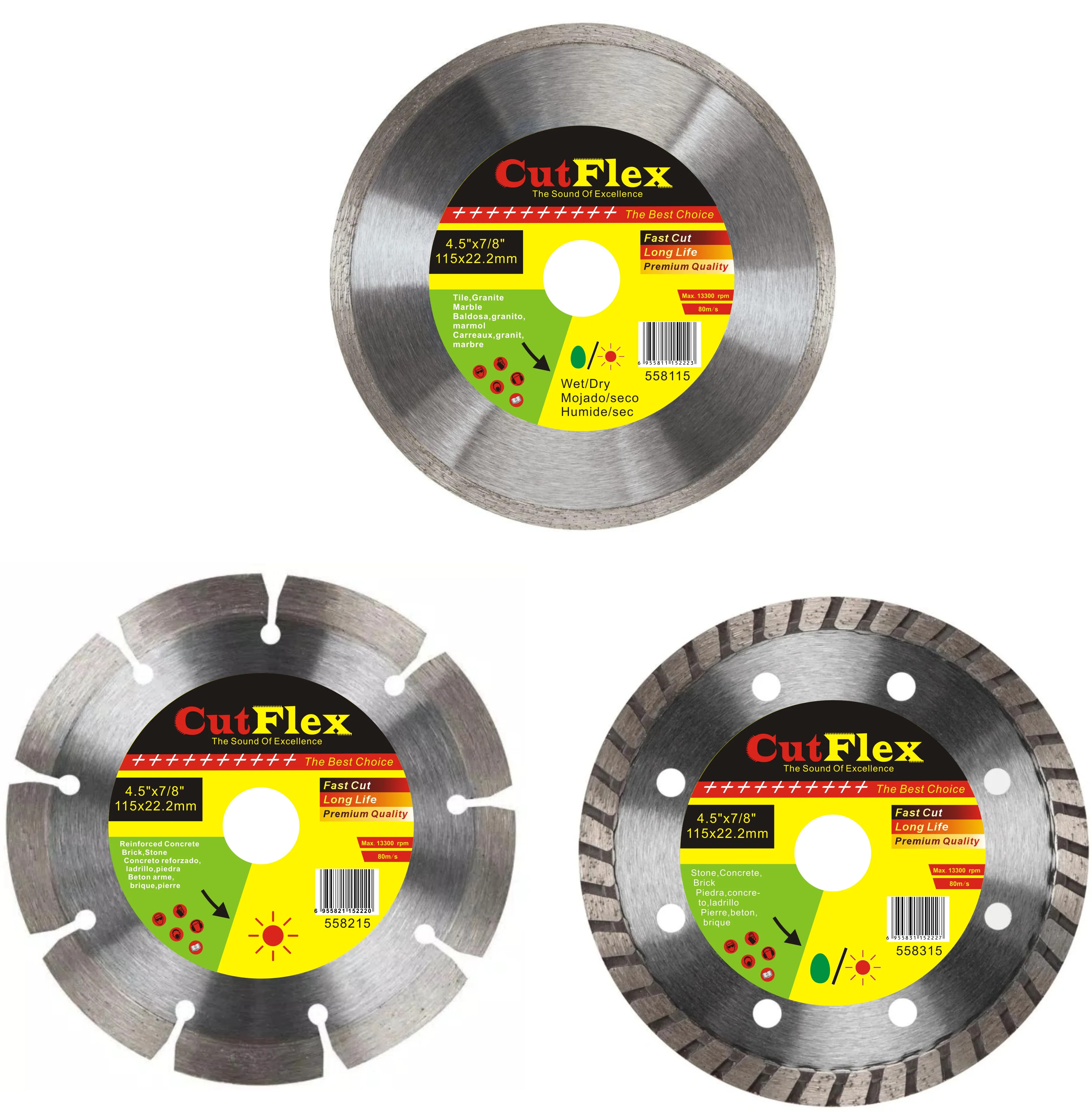 CutFlex brand diamond blade diamond cutting disc segment blade