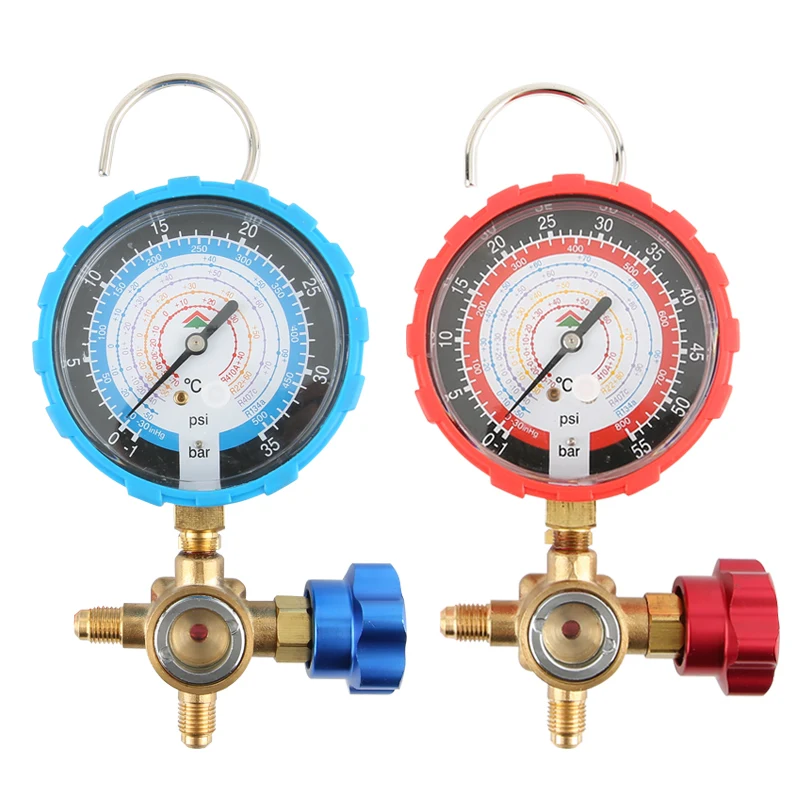 HONGSEN  Single A/C Refrigeration Manifold Pressure Gauge Set  HS-468AL/AH