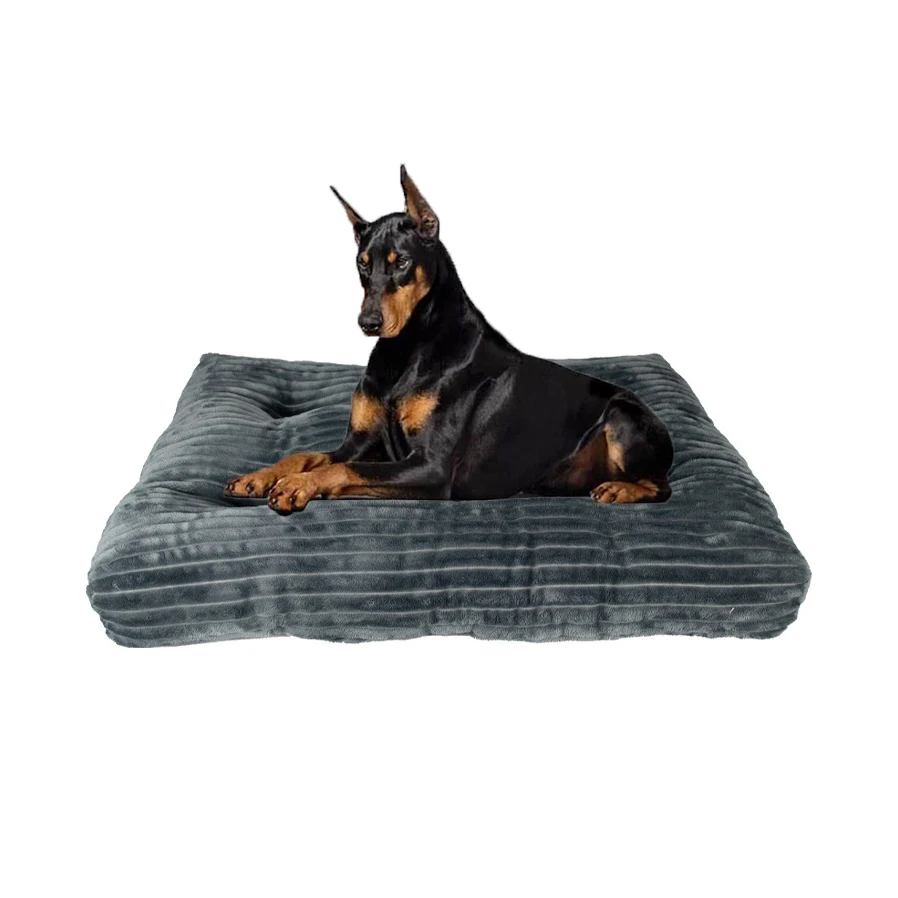 Good Price Flannel Natural High Quality Thick Pp Cotton Stylish Indoor Removable Pet Dog Bed Mat