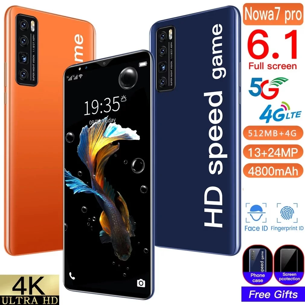 6.1inch Smartphone Android 512MB + 4G Large Screen  Dual SIM Mobile Phone Long Life Camera Artifact Best Gift