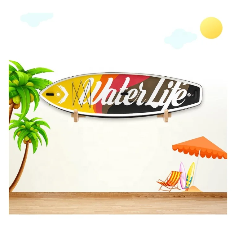 Indoor Surfboard Storage Racks Surfboard Wall Hanger for Long Boards and Short Boards