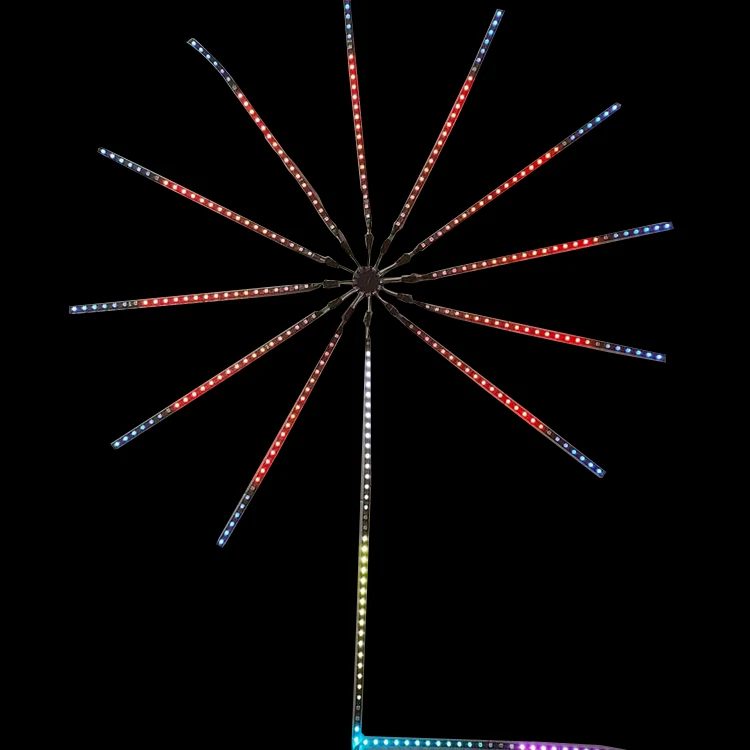 Fireworks lights wave drum led lamps Smart lights 24 keys IR 5V WS2812 Flexible Ribbon Tape magic dream multicolor App