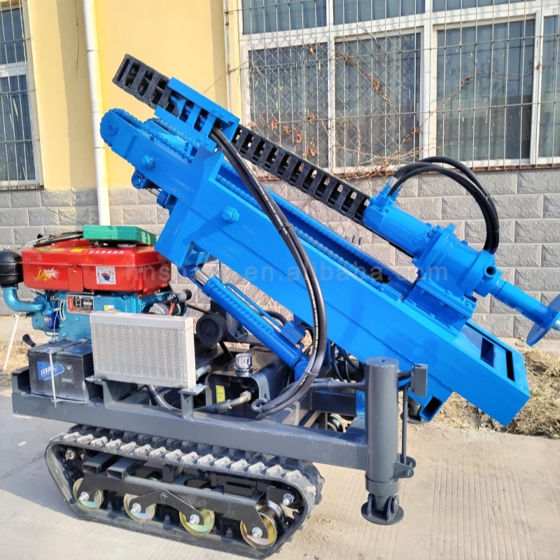hydraulic highway guardrail excavator ground screw pile driver machine
