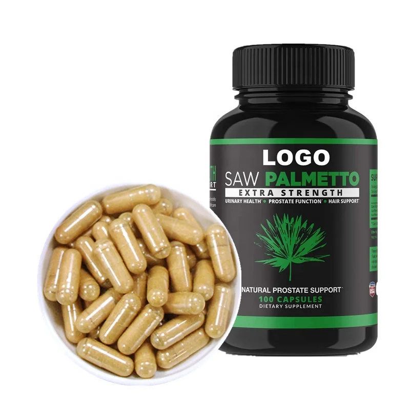 
Best sell OEM prostate care blended saw palmetto capsules 
