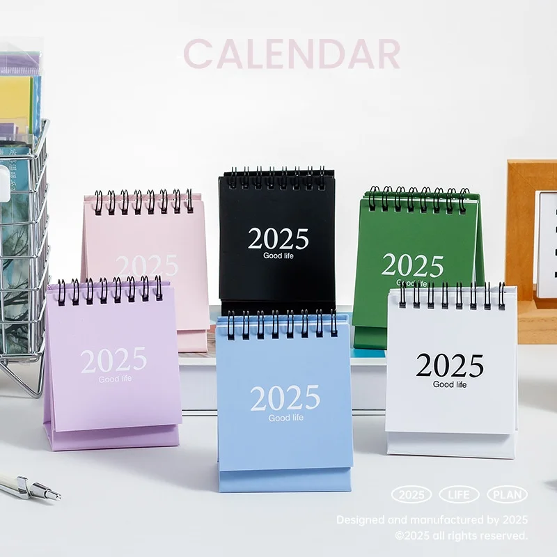 2025 Year Calendar Small Mini Cute Table Calendar Desk Calendar For Students Company Promotional Gifts