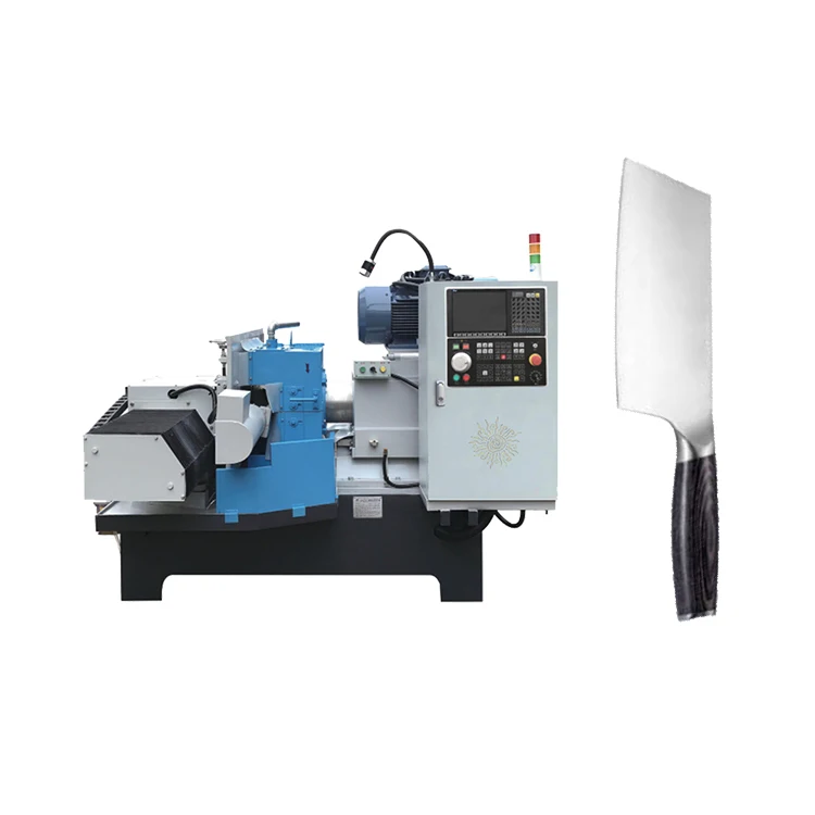 Machine making 440c stainless steel knife cleaver,cuchilla de carnicero