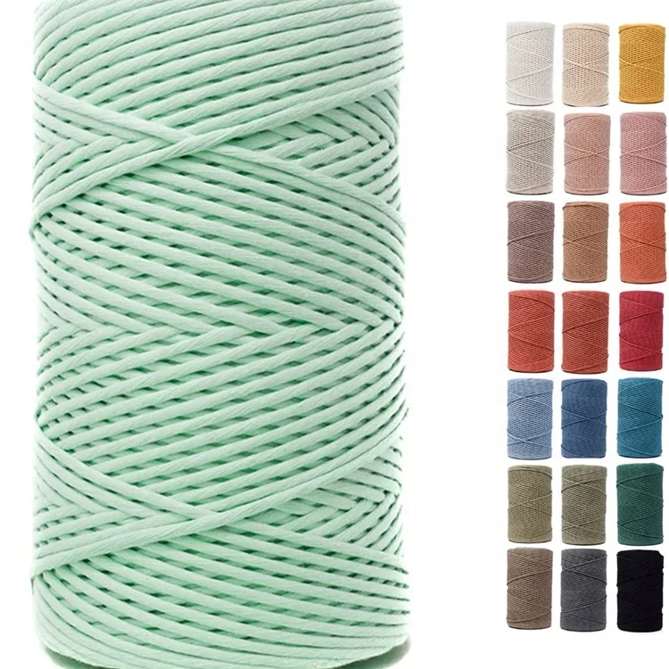 HH Wholesale Chew Toy Craft Hand Made Decoration Super Soft Braided Cotton Rope