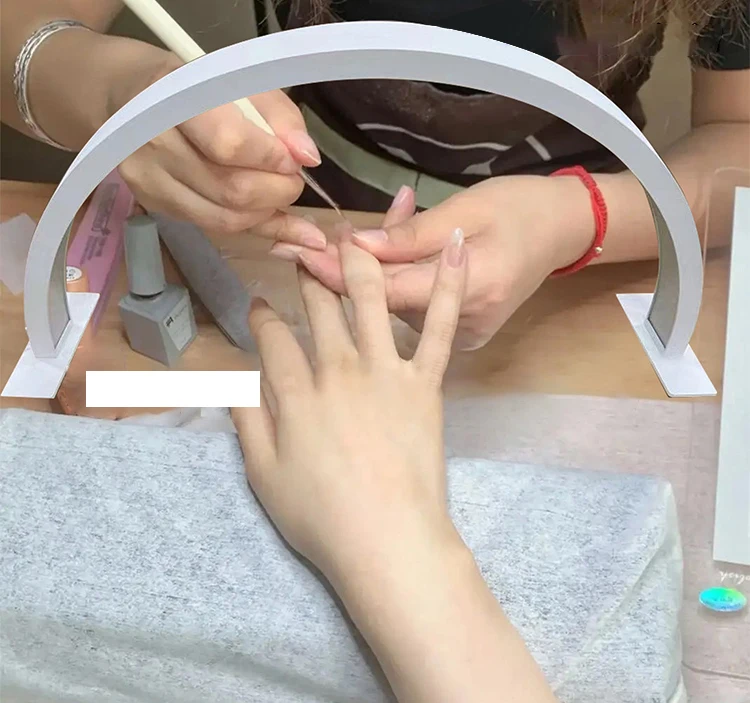 Half moon nail lamp LED Light Beauty Working Lamp Lighting Desktop Nail Table Lamp For tattoo eyelash extension manicure