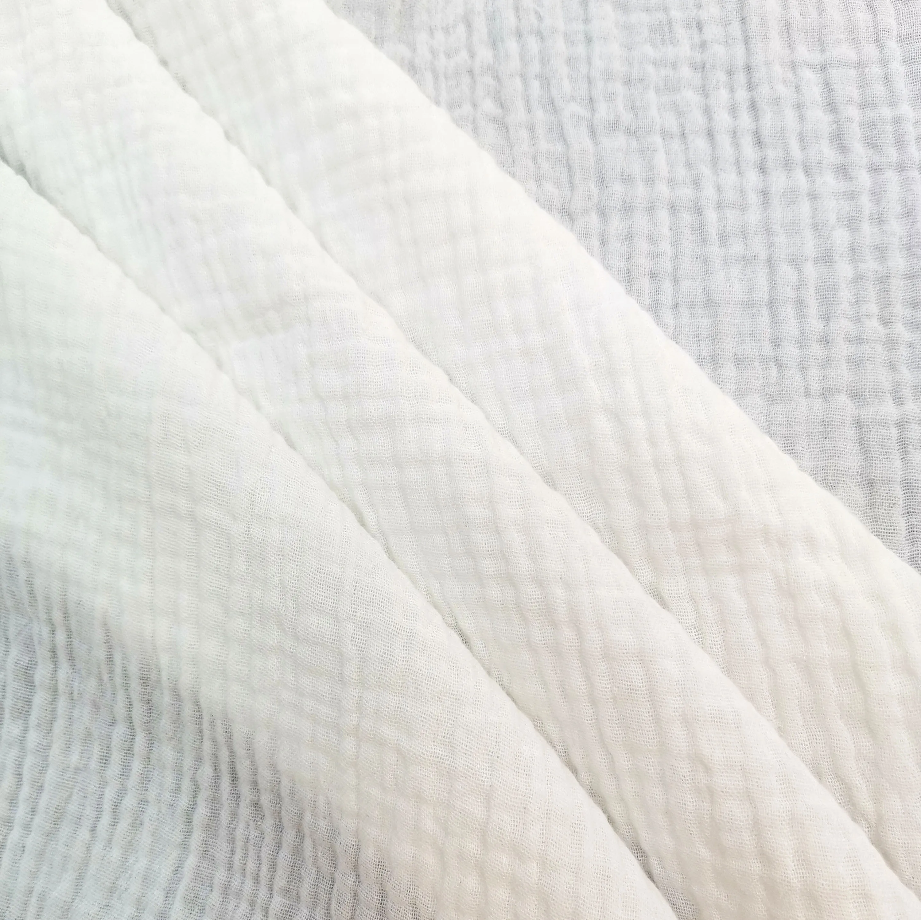 SISITEX cotton 40S crease fabric seersucker fabric  for pajamas home clothing leno printing base fabric SS18379