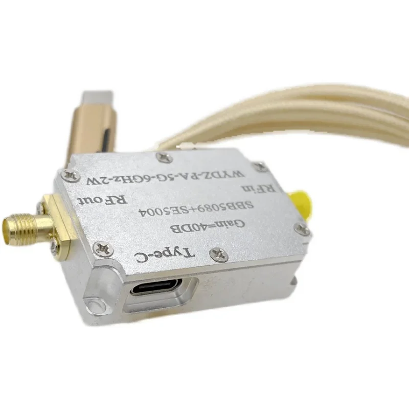 SBB5089+SE5004 5G-6GHz 2W Microwave RF Power Amplifier 40DB WYDZ-PA-5G-6GHz-2W