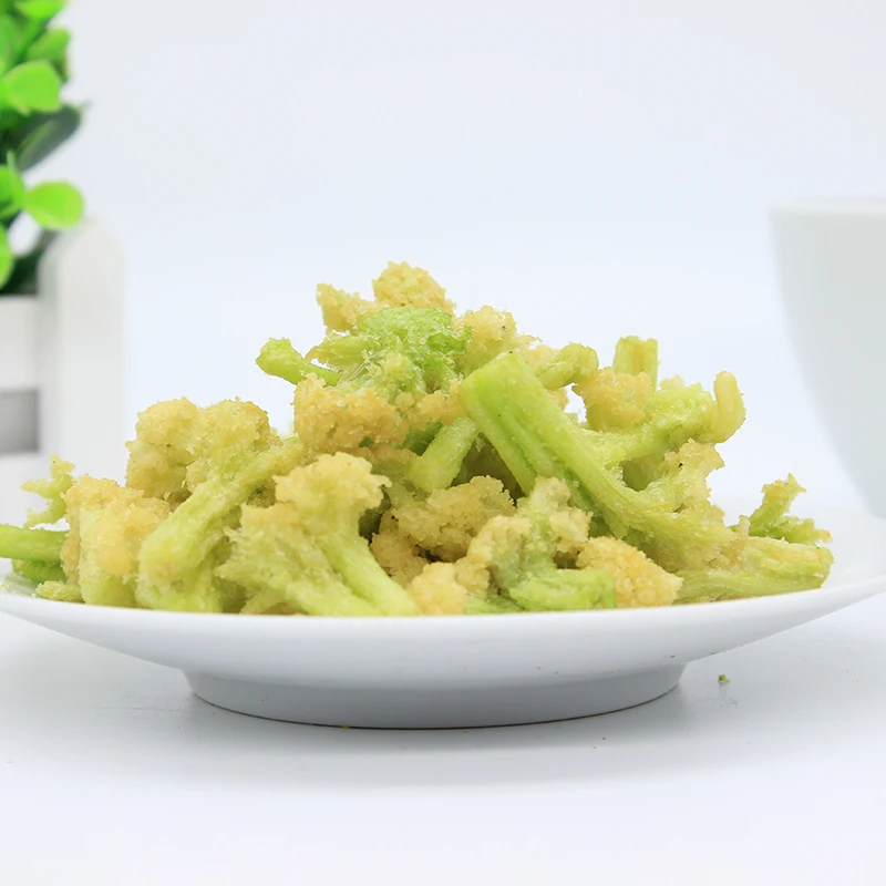 TTN wholesale low price Vacuum Fried cauliflower strip chips snacks