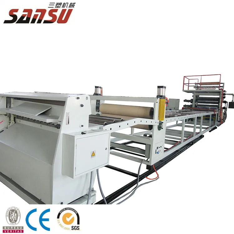 china supplier second hand PVC PE PP PET plastic Sheet Extruder