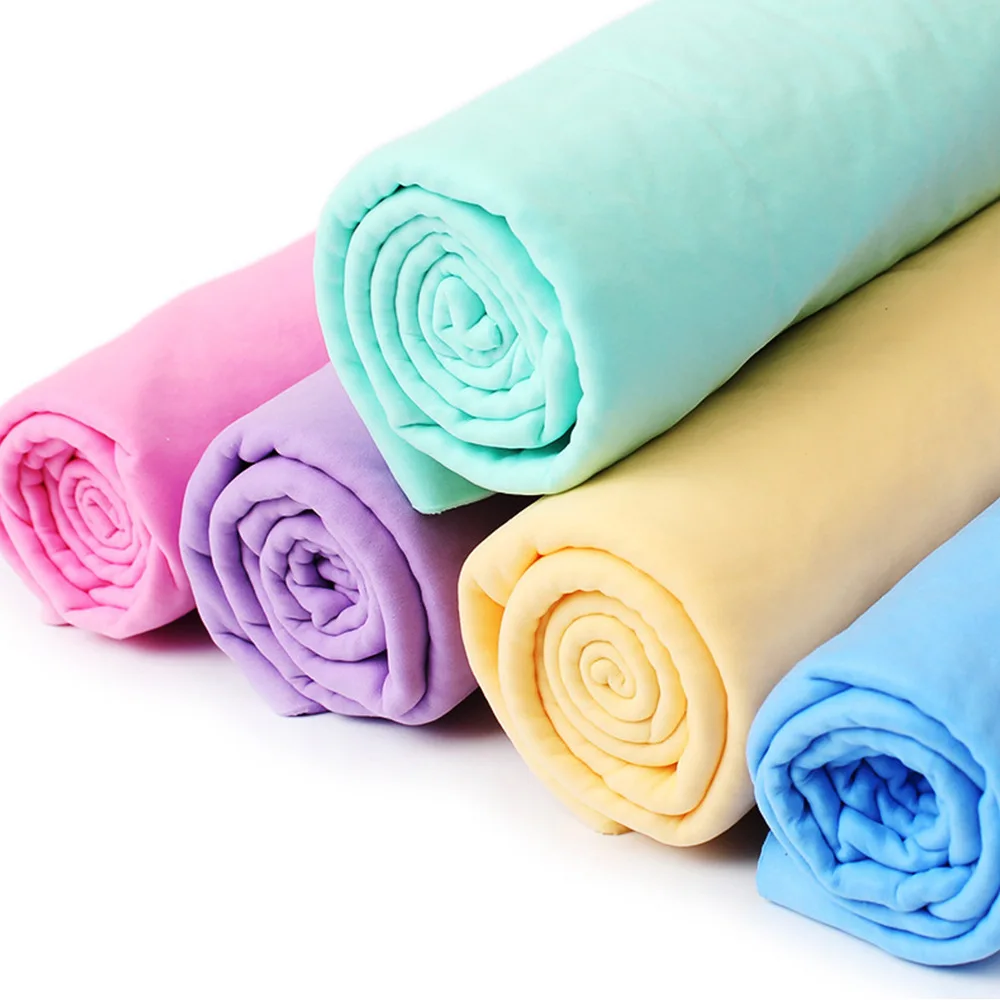 PVA Chamois towel For Cleaning Absorbent Cloth Washing To Dry Dot Embossed Rags Drying Wash Car Chamois Towels