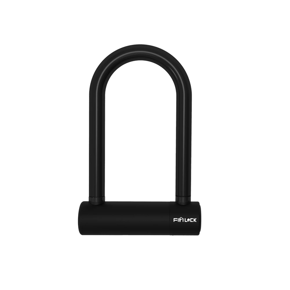  Смарт-замок Fipilock с U-образным отпечатком пальца для мотоцикла погодозащищенный зарядкой от USB защитой кражи со сканером отпечатков пальцев велосипедный
