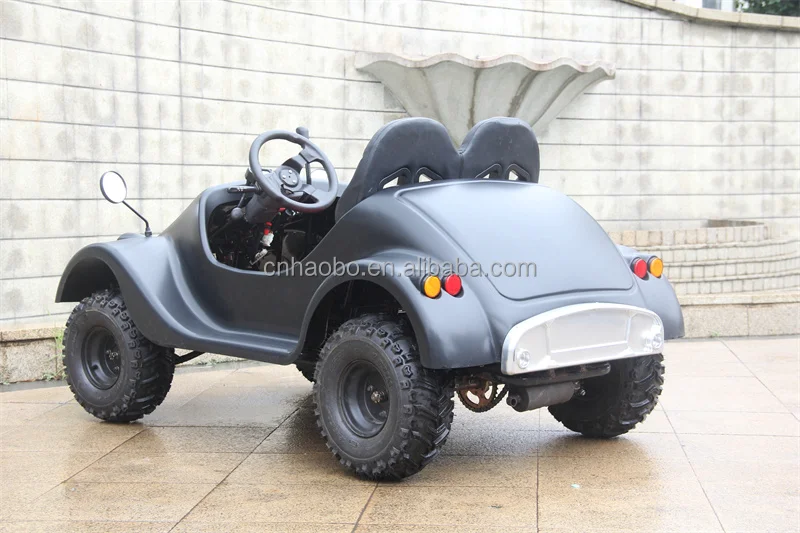 110CC 4-Stroke Gasoline Racing Kart 4-Wheel Off-Road Beach Buggy go Karts Kids Adults easy driving for fun