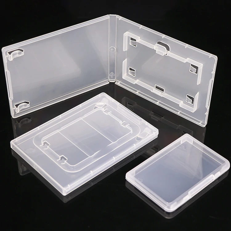 YUZMEI Plastic Wallet Business Card Holder ID Credit Business Cards Holder Display Plastic Business Name Card Storage Box