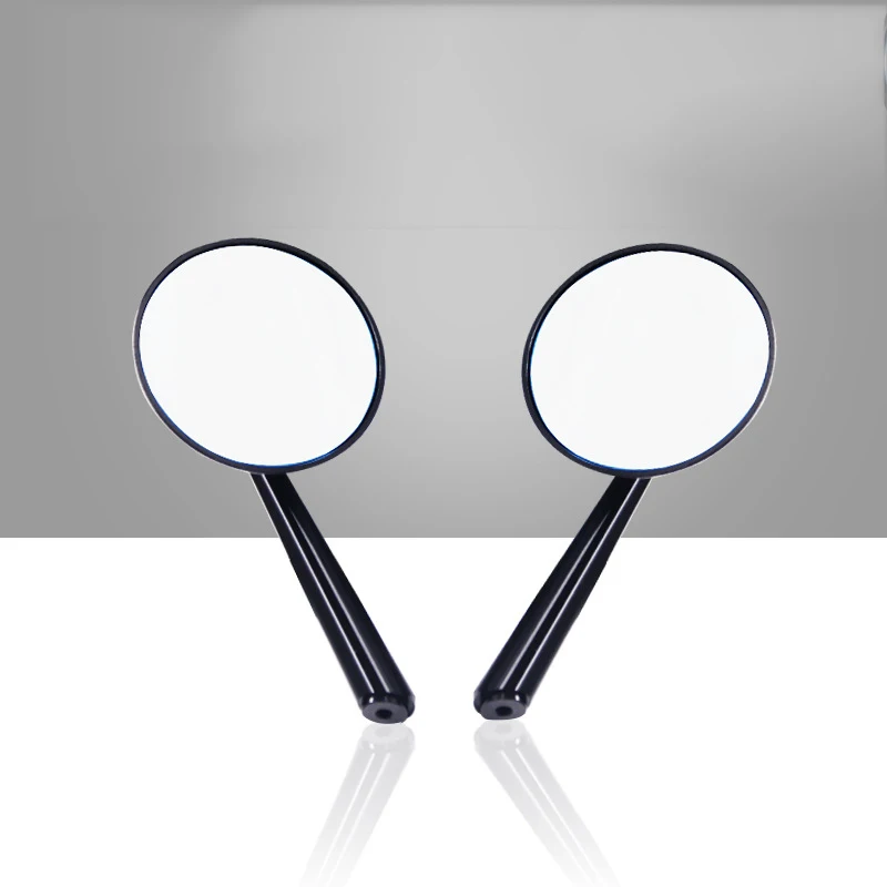 Black CNC Modified Vintage Touring Cruisers Rear Mirrors Motorbike pecas de moto Motorcycle Handle Bar End Rearview Side Mirrors