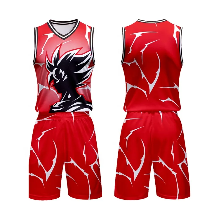 Factory Wholesale OEM Custom Design Jersey Suit Shirt Custom Basketball Uniform