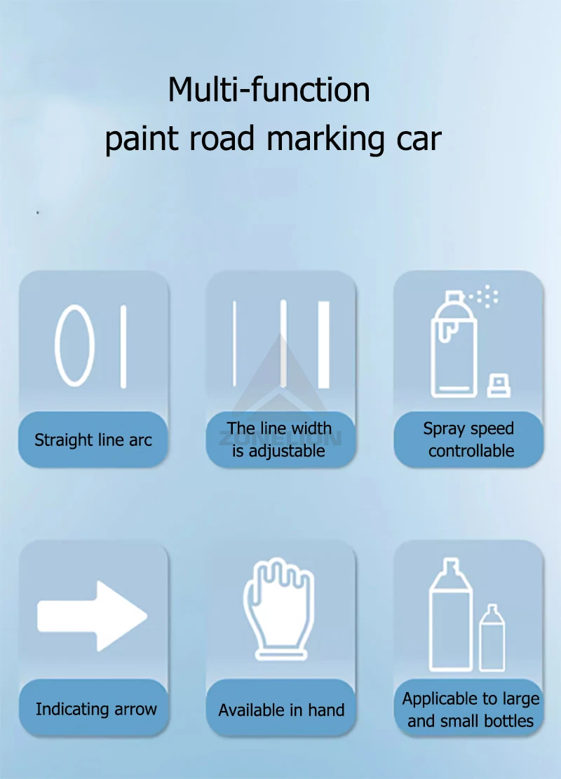 Sports Parking Small Cold spraying Line Marking Machine, Line Marker