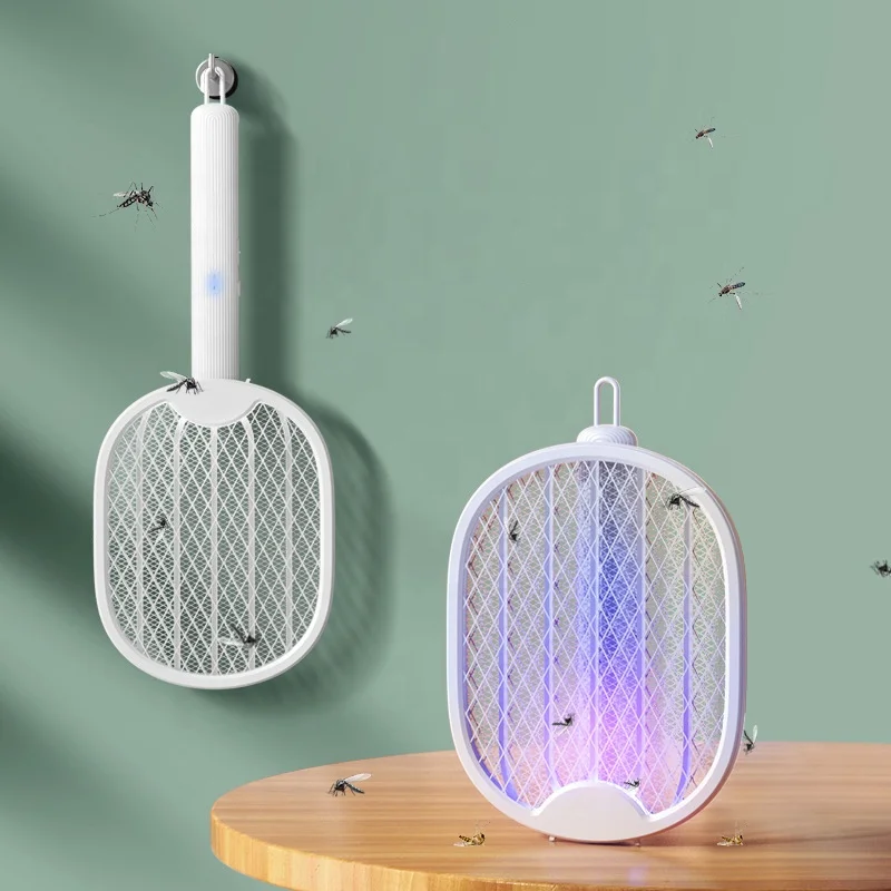 Rechargeable Mosquito Plastic Racket Mesh Electric Fly Swatter