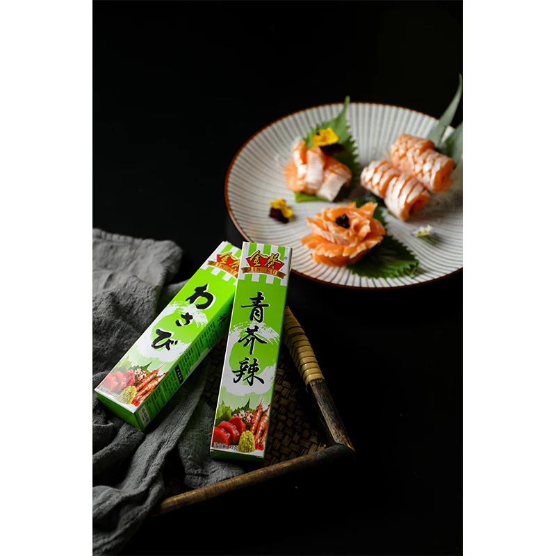 Factory Wholesale Delicious Wasabi Sauce Japanese Seasoning Sauce For Sushi And Fish Meat Dipping