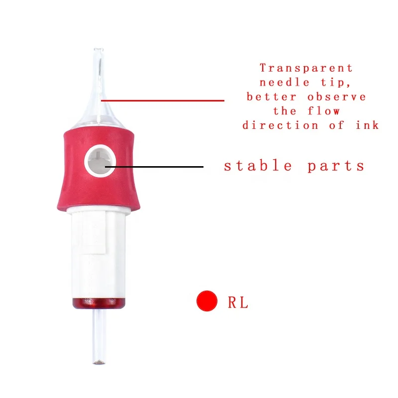 YaBa Newest 1RL 0.35mm OEM Tattoo Supply Cartridges Needles For Tattoo Machine Tattoo Cartridge Needle