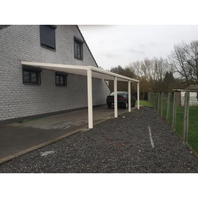 Luxury Sun Shade Foldable Portable Aluminum Carports Garages With Polycarbonate Roof