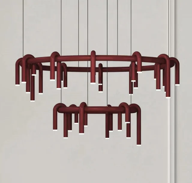 Luxury Modern Sputnik Chandelier Light Multiple Rod Wrought Iron Ceiling pendant Lights for Living Room