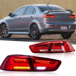 Led Rear Bumper Reflector Lights with Flow Brake Turn Signal Lamp for Lancer 2007-20018