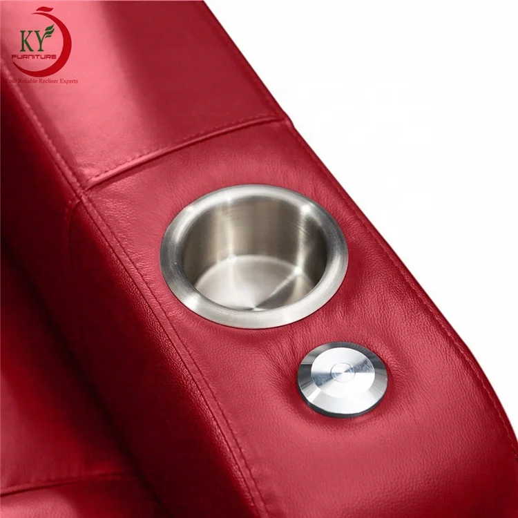 JKY Adjustable Electric Recliner Chair Theater Furniture Commercial Furniture Synthetic Leather Cinema Theatre Sofa