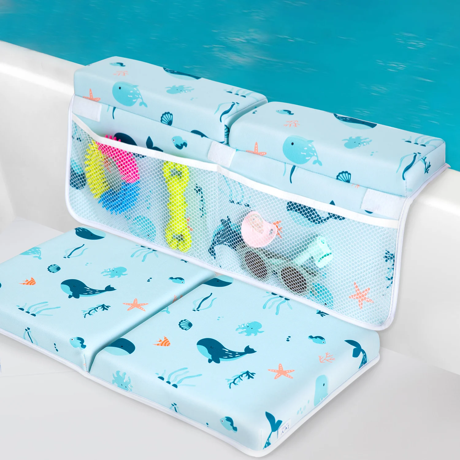 Good Price Factory Customized Baby Bath Custom Thick Neoprene Bath Kneeler and Elbow Rests Mat Machine Washable Kneeling Pad