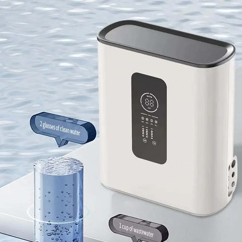 stainless steel 304 faucet camping commercial reverse osmosis mini ro water purifier system pot 1200g