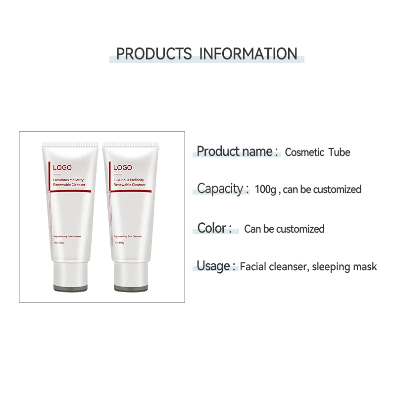 120ml 150ml 180ml 200ml 250ml shampoo packaging for  skin care tube shampoo packaging with press Disc Top Cap Lid lotion tubes