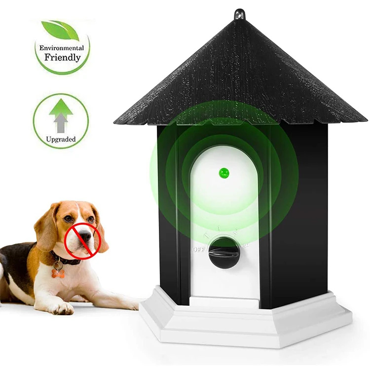 
Amazon Top Seller Popular Innovative Long Range Electronic LED Anti Barking Ultrasonic Smart Dog Bark Control Device 