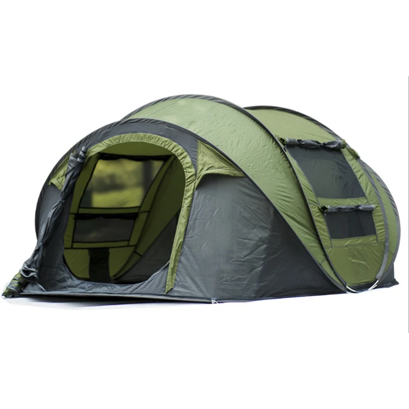 5 Person turbo life cabin camping Tent outdoor customized long camping tent