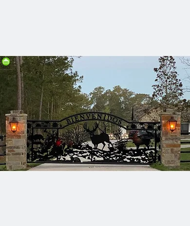 Ворота фермы на заказ ворота ранчо изготовленные вручную в компании foshan - MJYT Gate