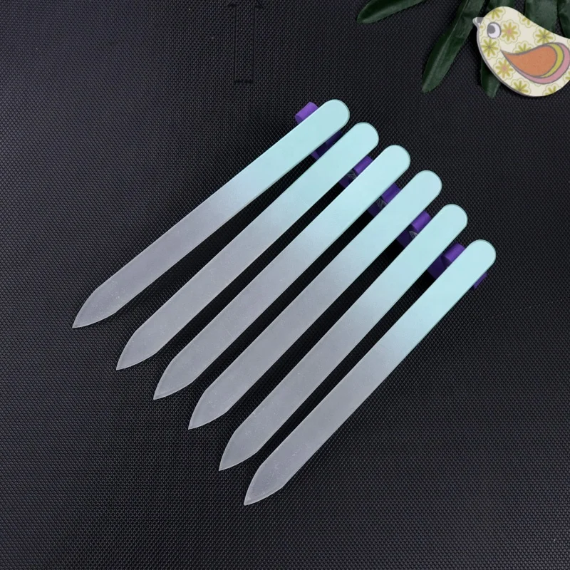 High Quality Nail Supplies Tools Colorful  Glass  Nail File  for Salon