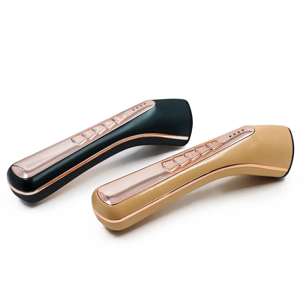 Skin Rejuvenation Face Care Beauty Device Eye Massager Red Blue Green LED Light Therapy Galvanic RF&EMS Facial Massager