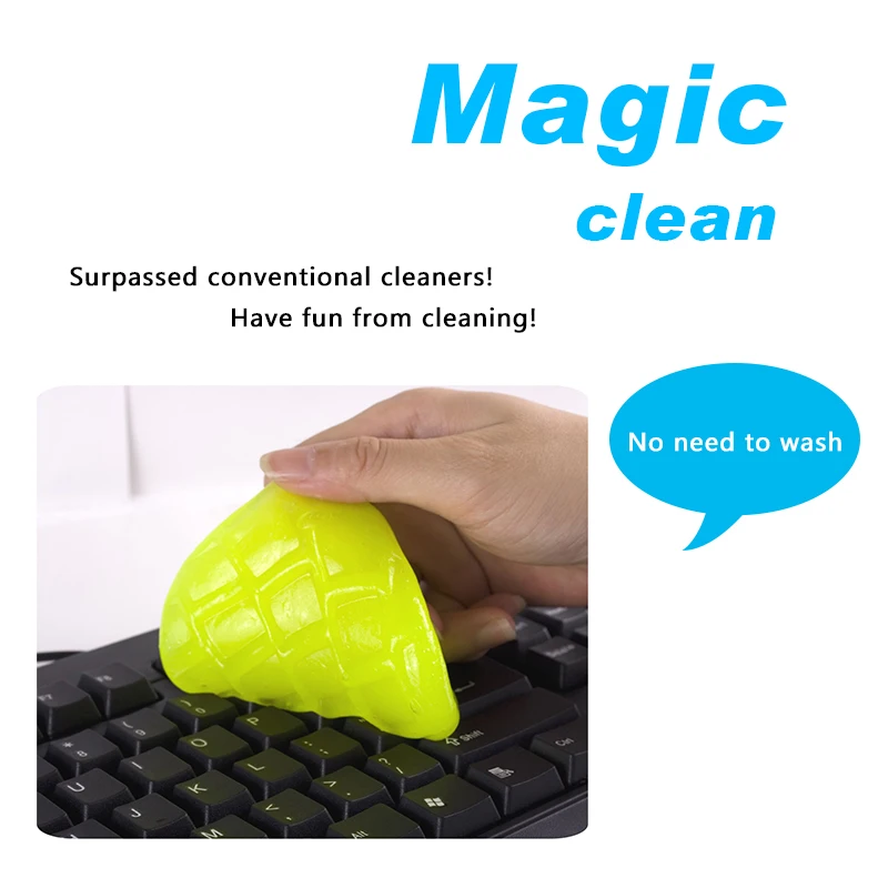 Keyboard Cleaning Gel Universal Dust Cleaner for PC Keyboard Cleaning Laptop Dusting Home and Office Electronics Cleaning