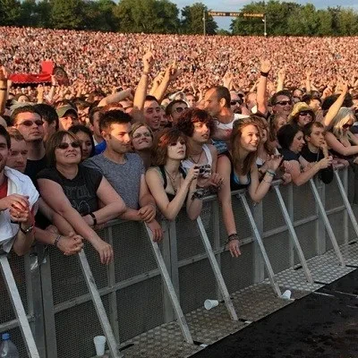 FS-BC high quality concert Aluminum Barrier Cable cross Control Folding Stage Barricade event