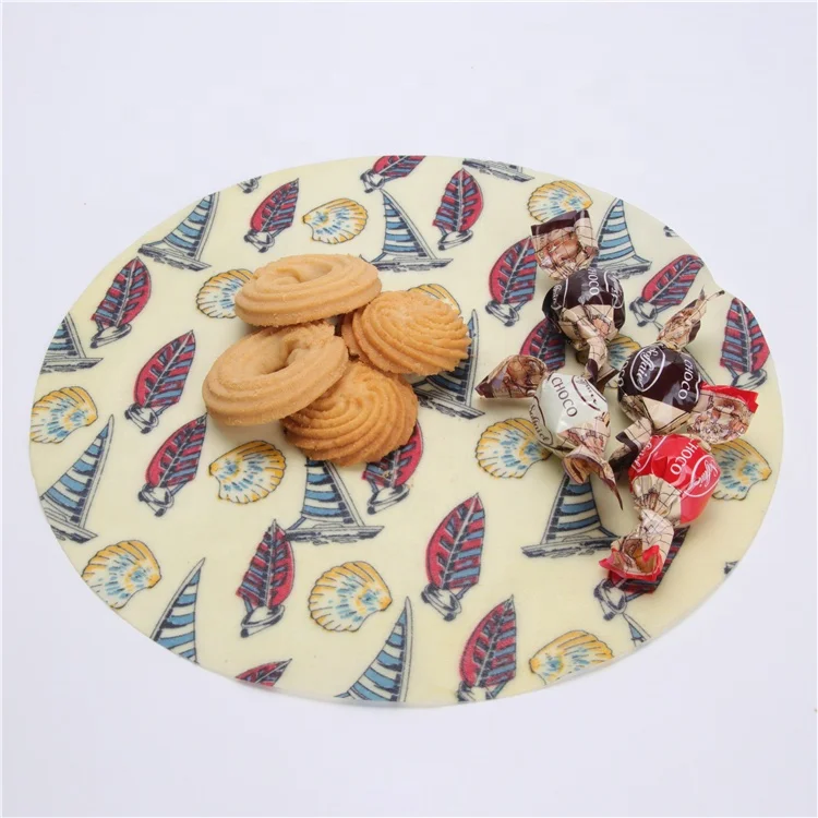 2021 Новый сэндвич Ланч Пакет Amazon Горячая продажа биоразлагаемые натуральные органические хлопчатобумажные ткани пчелиный воск многоразовые пищевые обертки