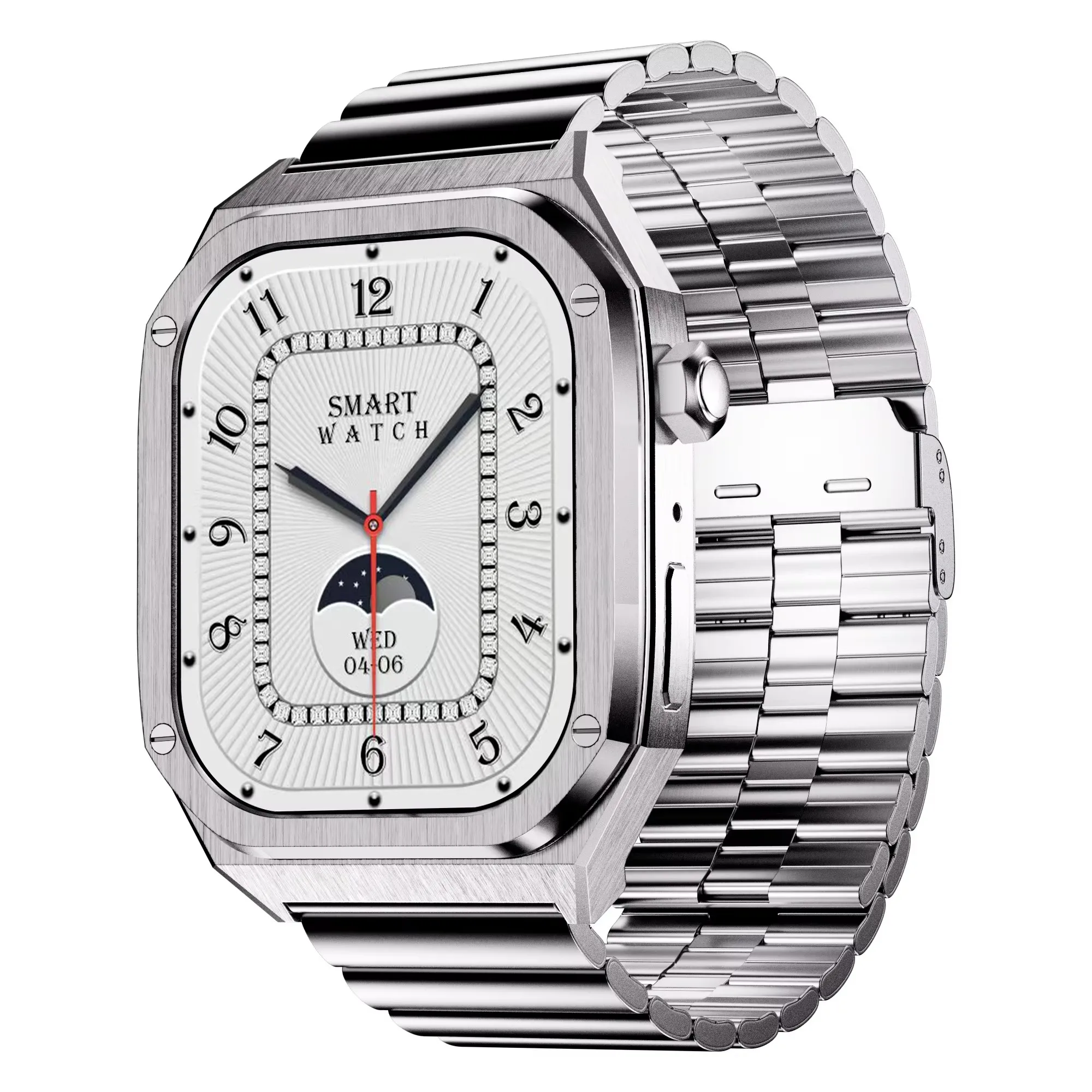 SV10 1.952 inch Amoled Sports Smartwatch Step Counting Blood Pressure Blood Oxygen Monitoring High Quality Smart Watch for men