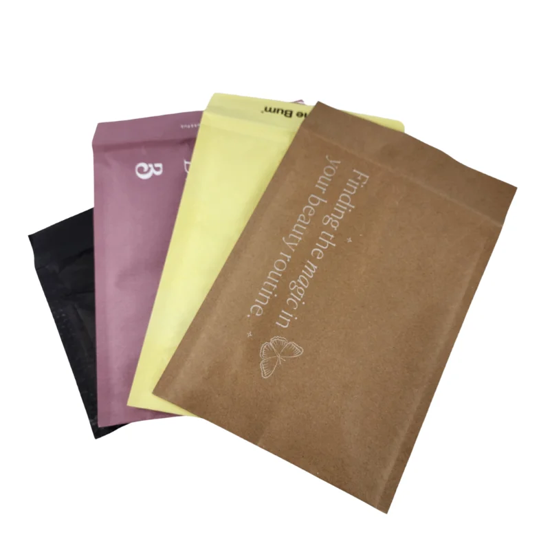 Custom Logo Paper Kraft Bubble Mailer Compostable Honeycomb Kraft Transport Mail Envelopes Padded Bubble Mailer Bag