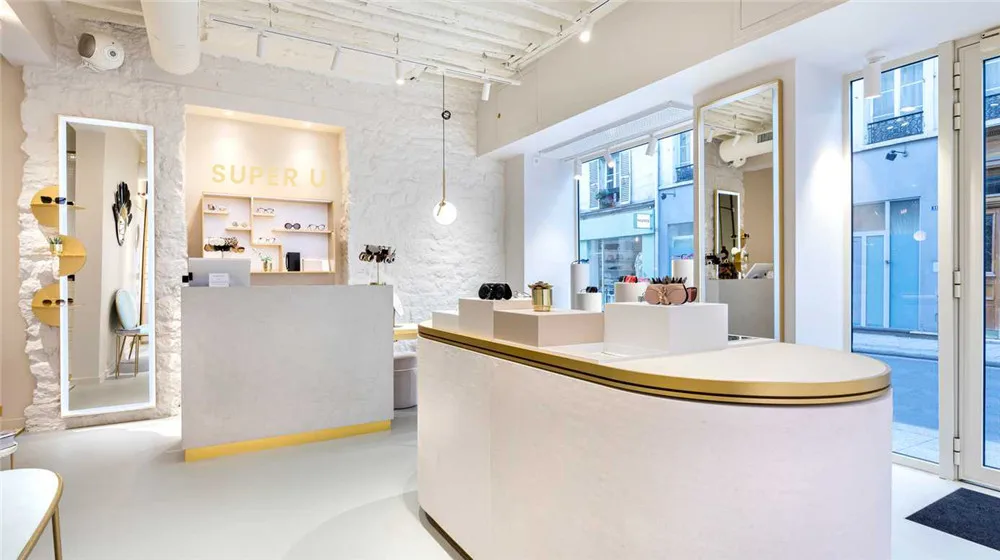 Guangzhou SuperU Professional Shop Fitting Supplier Optical Shop Decoration Design Best Optical Store Display Design