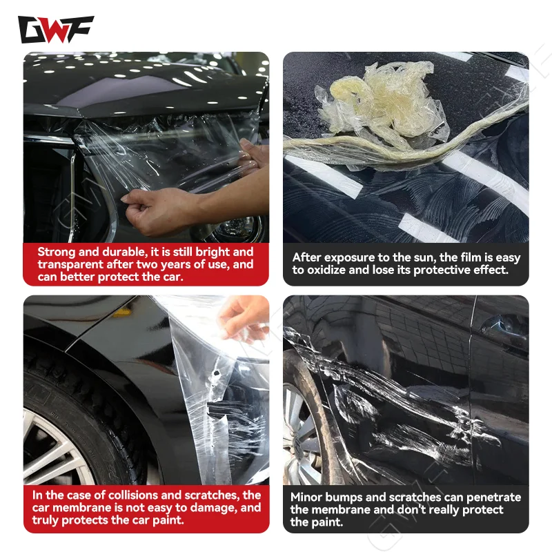 5 Years Warranty 7.5 Mil Gloss TPU Polyurethane Film Car Protective Film Self Healing Anti Scratch PPF Paint Protection Film