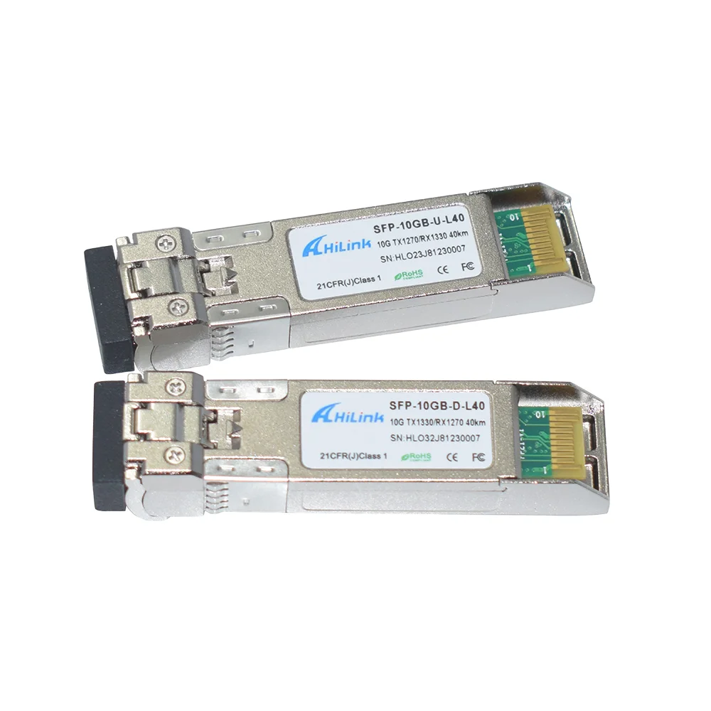 BIDI Brand Compatible SFP+ 10G WDM SFP+ 40km 1270/1330 Fiber Optic Transceiver with 40km Reach